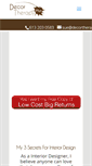 Mobile Screenshot of decortherapyplus.com